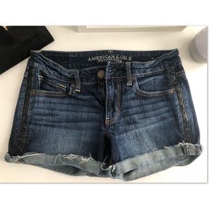 American Eagle Mid-Rise Jean Shorts